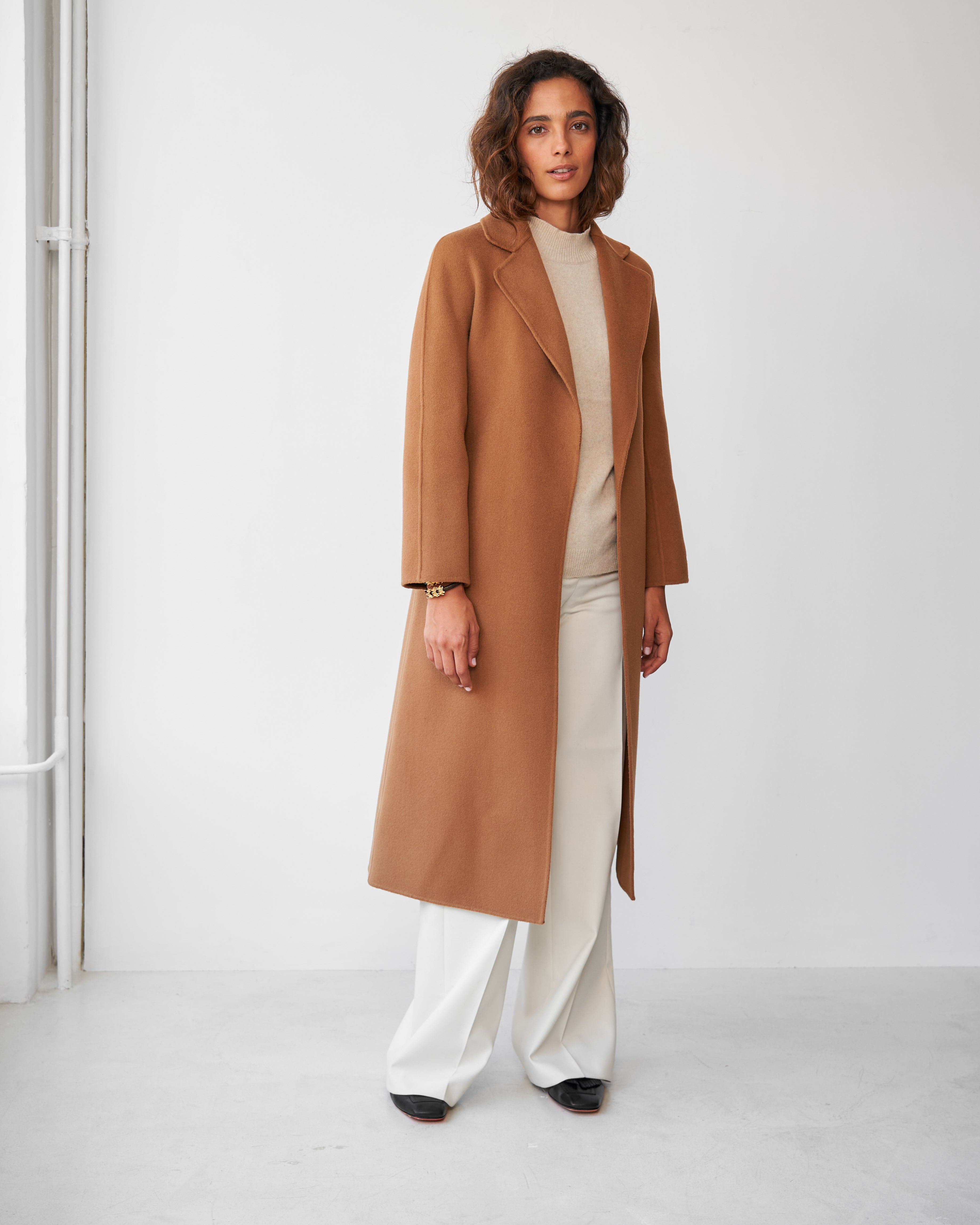 ABRIGO LARGO CAMEL