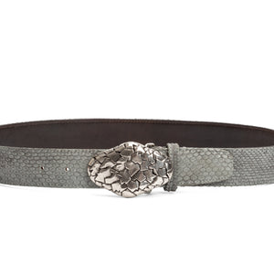 
                  
                    CINTURÓN GRIS CLARO STONE HEBILLA ONDAS 4CM
                  
                